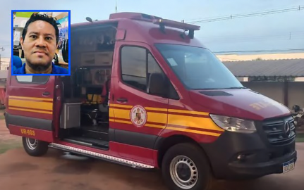 Ciclista morre atropelado por ônibus.