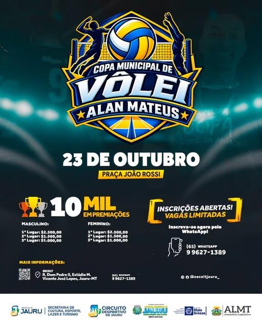 Copa Municipal de Vôlei Alan Mateus.