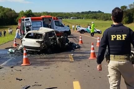 Feriado termina com cinco mortes em acidentes nas rodovias federais de MT.