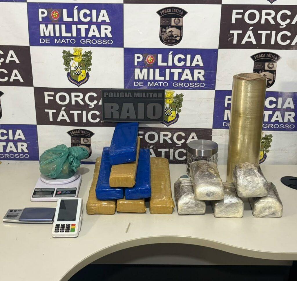 Homem com tornozeleira desligada é preso com cerca de 11 kg de maconha.