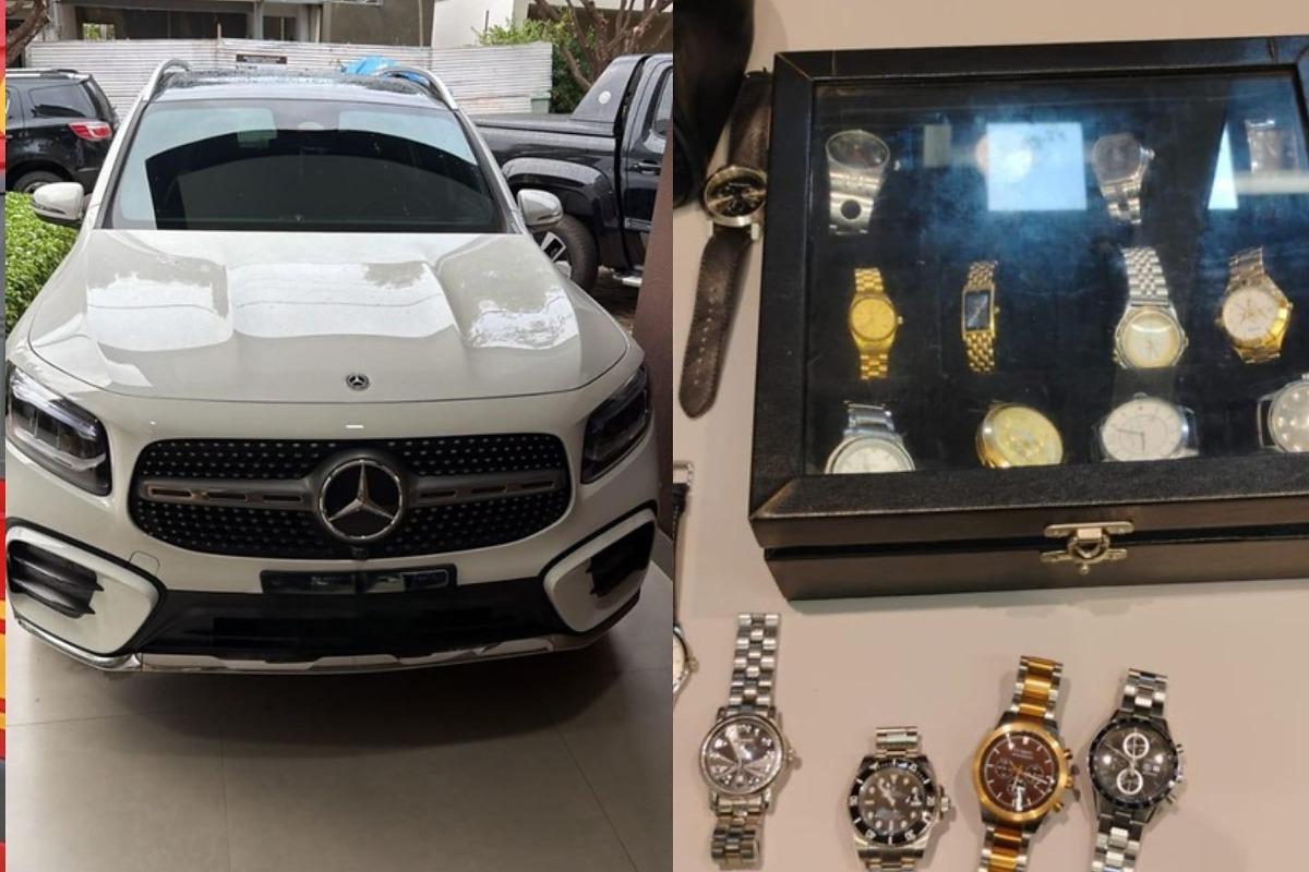 PF apreende mais de 60 relógios de luxo, dinheiro em dólar e euro e carros de luxo em operação que prendeu presidente do TCE-MT.