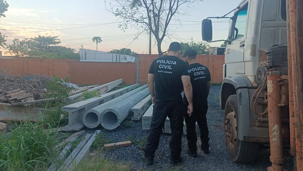 Polícia Civil cumpre mandados e mira esquema de furto e receptação de materiais.