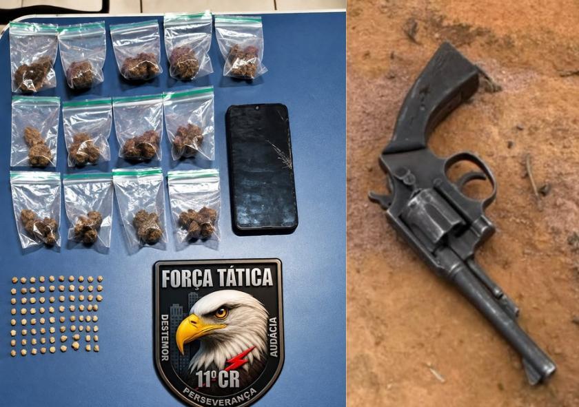 Suspeito atira contra PM e morre em confronto em zona rural.