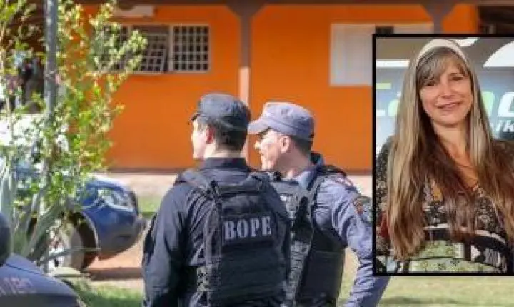 Bope faz varredura em carro de mulher morta pelo ex em Cáceres.