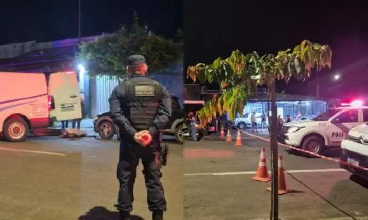 Dupla de moto executa homem de 35 anos.