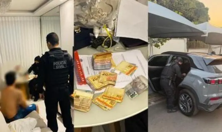 Grupo que lava dinheiro do tráfico é alvo da operação; 5 empresas são investigadas.