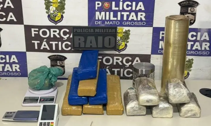 Homem com tornozeleira desligada é preso com cerca de 11 kg de maconha.