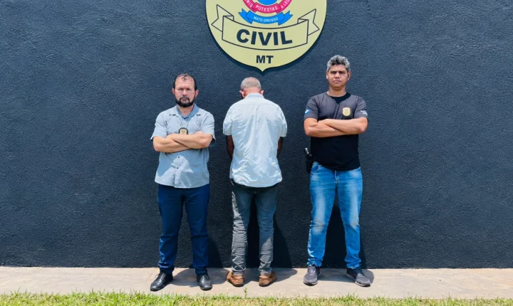 Homem é preso após ameaçar companheira e filho com arma em Araputanga.