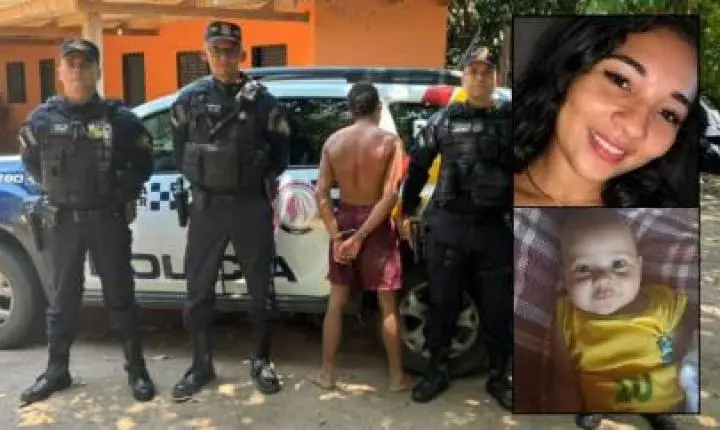 Homem que matou esposa e filho de 4 meses alega 'surto' após briga.