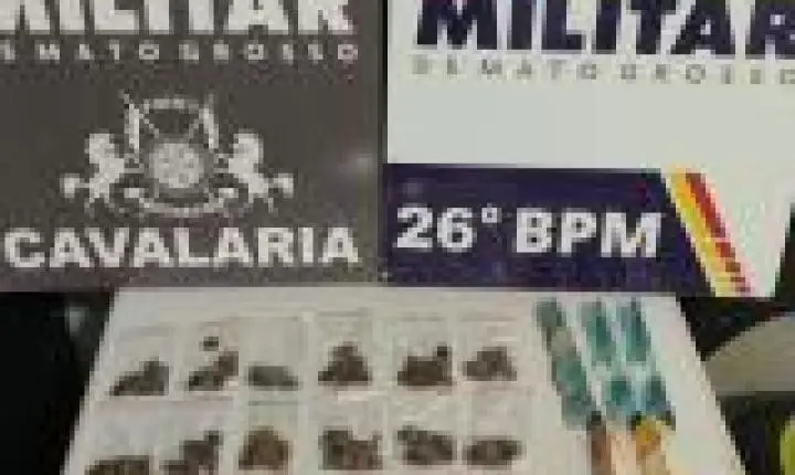 Integrante do CV é preso com 17 porções de maconha.