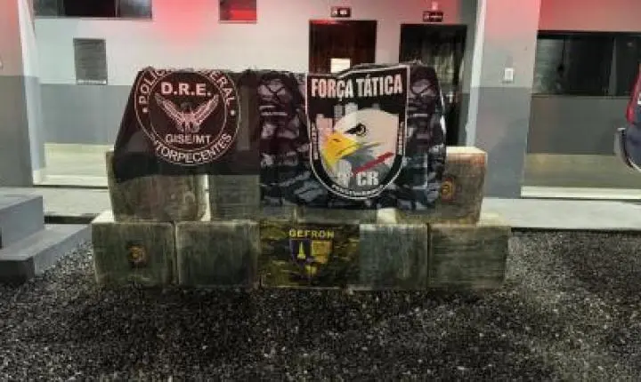 Operação apreende 500 kg de cocaína em MT; suspeitos queimam avião.