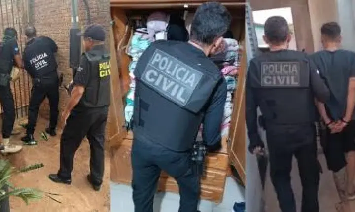 Operação cumpre 32 mandados contra traficantes; eles extorquiram 50 comerciantes.