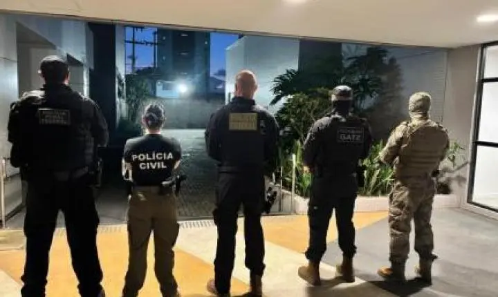 Operação nacional contra o crime organizado prende dois em Mato Grosso.