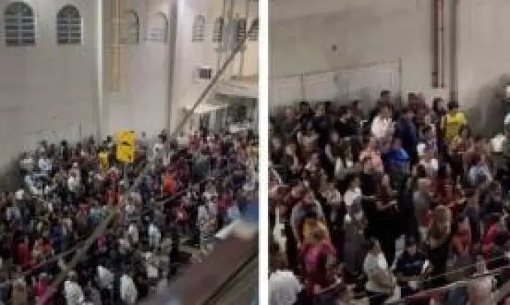 Pastor é filmado pedindo votos para candidatos em igreja.