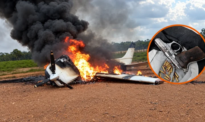 Piloto de avião interceptado pela FAB morre após confronto com o Gefron em MT.