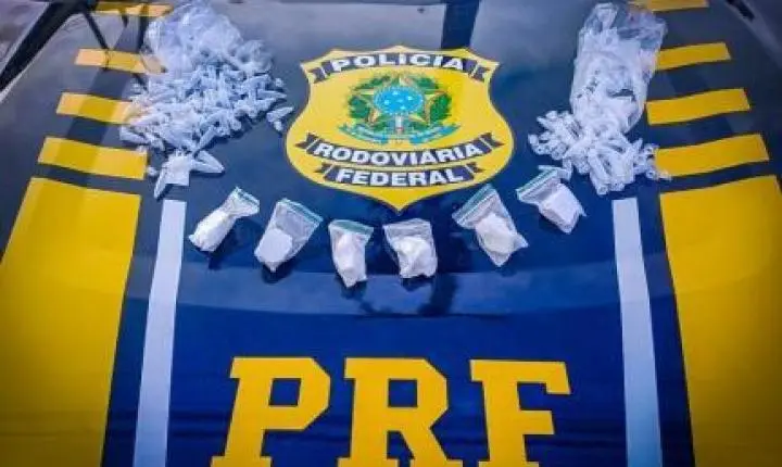 PRF apreende 53 kg de mercúrio e anfetamina e prende condutor na BR-070.